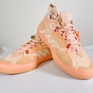 Adidas Shoes Harden 5 Mens 7 FZ0834 Triple Icey Pink Athletic Sneakers Trainers